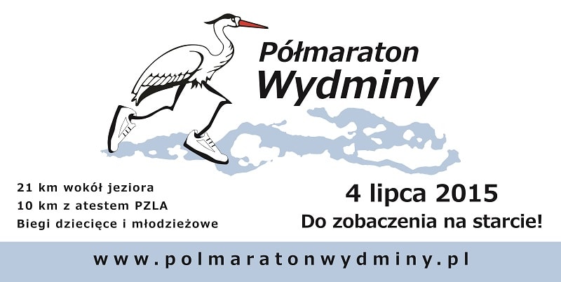 Półmaraton Wydminy baner