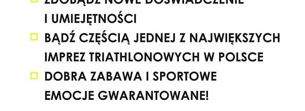 Zostań wolontariuszem na Bydgoszcz Triathlon !