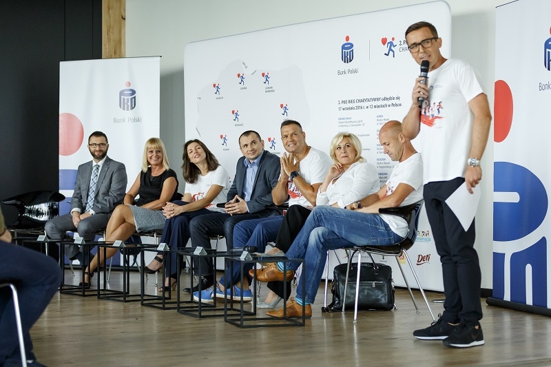 Konferencja prasowa 2. PKO Biegu Charytatywnego